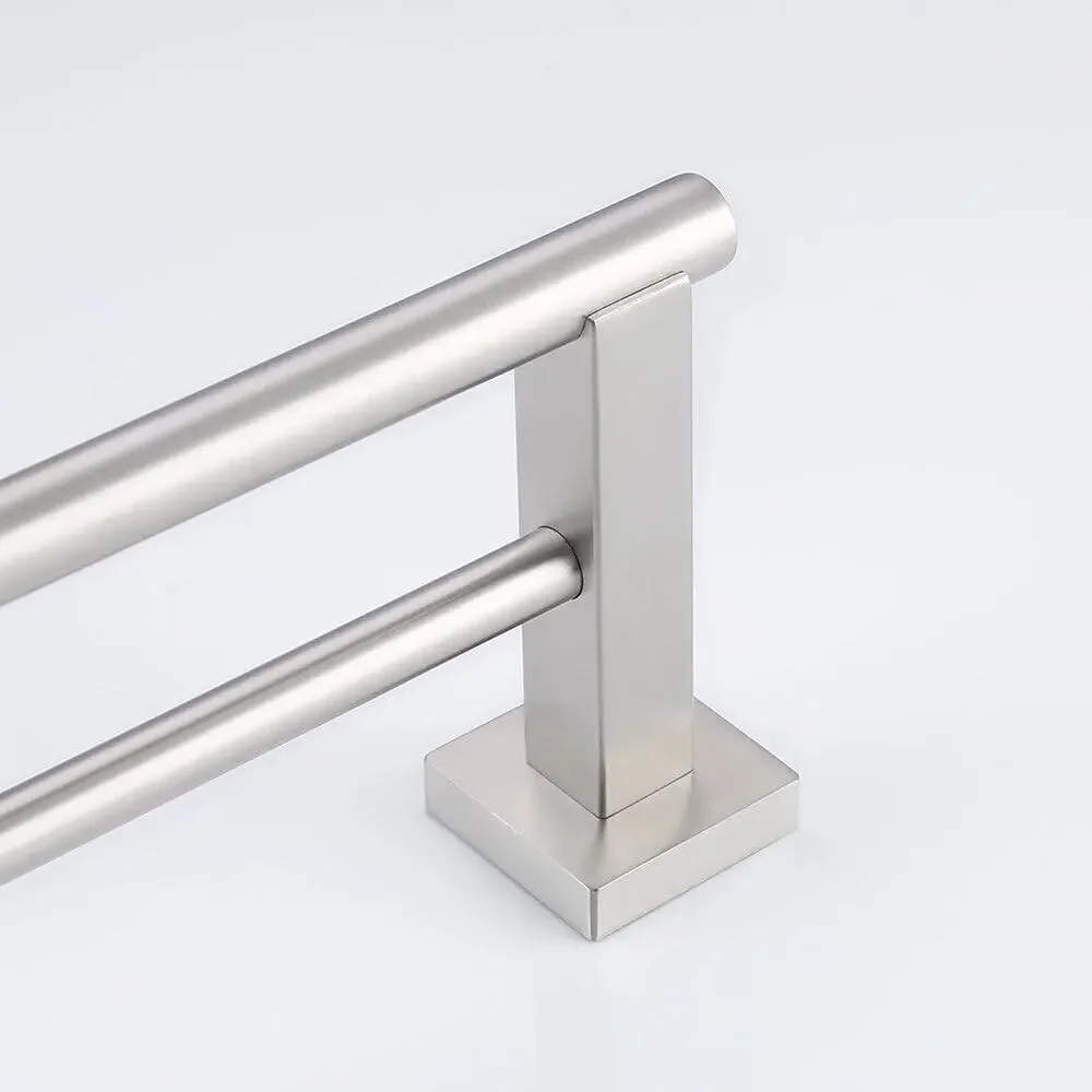 NEW IN BOX! KES Modern Towel Bar Holder with Double Rod 23 Inch Brushed Nickel